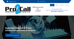 Desktop Screenshot of pro2call.co.za